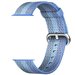 Curea iUni compatibila cu Apple Watch 1/2/3/4/5/6/7, 42mm, Nylon, Woven Strap, Blue